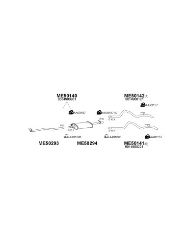 COMPATIBLE CON MERCEDES SPRINTER 2.3D 95 TUBO...