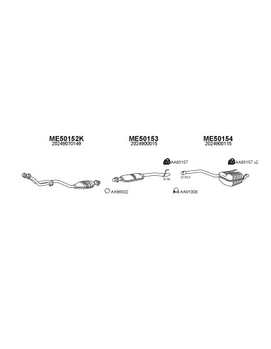 COMPATIBLE CON MERCEDES C180 1.8i KAT 93...