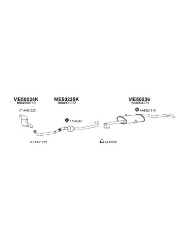 COMPATIBLE CON MERCEDES A W168 CDI 97...