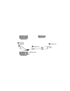 COMPATIBLE CON MERCEDES SPRINTER 2.1CDI 2006 DPF ME50398F