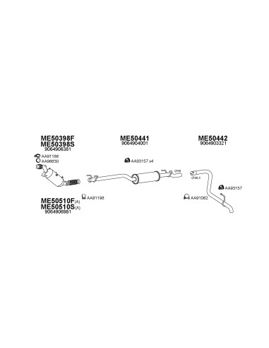 COMPATIBLE CON MERCEDES SPRINTER 2.1 03 09...