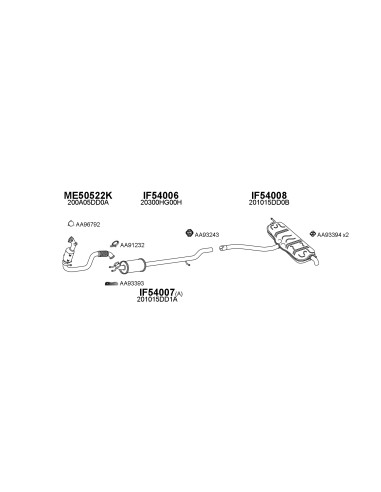 COMPATIBLE CON MERCEDES A160 A180 A200 B160...