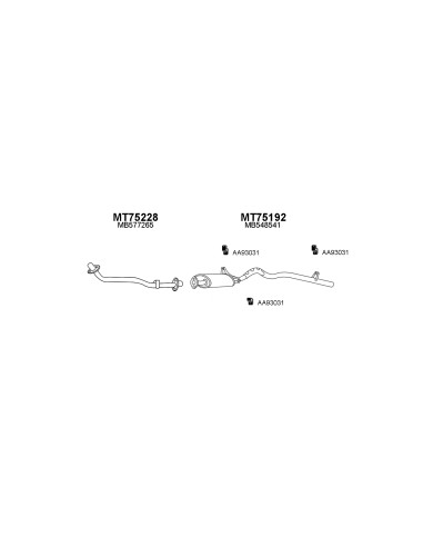 COMPATIBLE CON MITSUBISHI PAJERO 2.5 TD 8691...