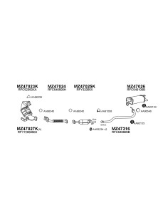 COMPATIBLE CON MAZDA 323 EGI 1.151.5 SILENCIOSO TRASERO
