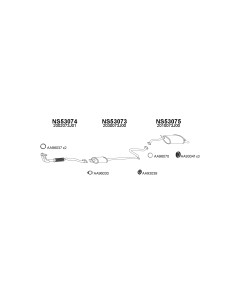 COMPATIBLE CON NISSAN DATSU SUNNY 1.6 SLX SILENCIOSO TRASERO