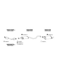 COMPATIBLE CON NISSAN JUKE 1.6 10 SILENCIOSO FRENTE