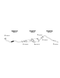 COMPATIBLE CON NISSAN TERRANO II MAVERICK 2.7TD 93 TUBO...