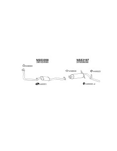 COMPATIBLE CON NISSAN D21 2.3D CONJ FRONTAL