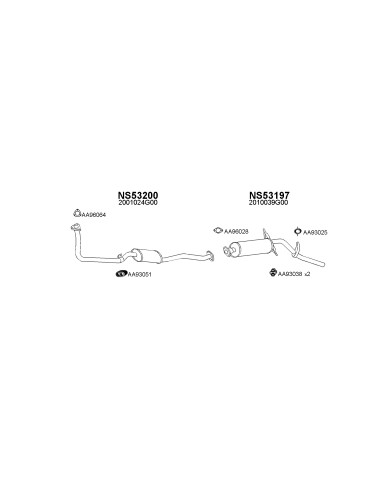 COMPATIBLE CON NISSAN D21 2.3D CONJ FRONTAL