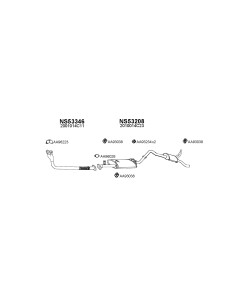 COMPATIBLE CON NISSAN VANETTE CARGO C22 2.0D 9195...