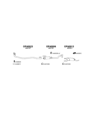 COMPATIBLE CON OPEL CORSA 2 VOL 91 SILENCIOSO...