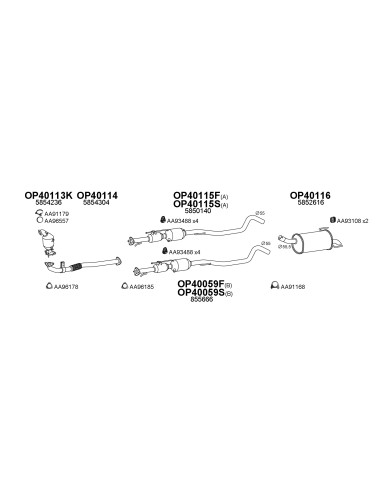 COMPATIBLE CON OPEL ZAFIRA 1.9CDTI 07 DPF