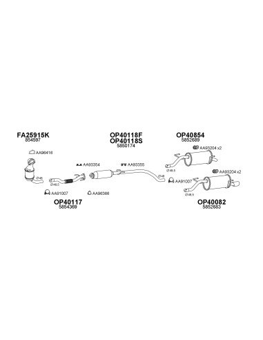 COMPATIBLE CON OPEL CORSA D 1.3CDTI 0607 TUBO...