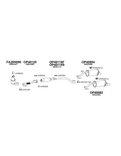 COMPATIBLE CON OPEL CORSA 1.3 CDTI 2006 DPF FILTRO...