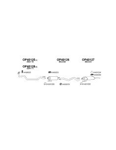 COMPATIBLE CON OPEL KADETT E BREAK 1.2 84 SILENC MEDIO