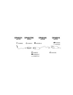 COMPATIBLE CON OPEL ASTRA 91 TUBO COLET. 1.7 3 5P CAT.