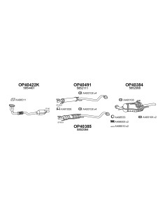 COMPATIBLE CON OPEL ASTRA G 98 SILENCIOSO INTERNO