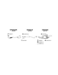 COMPATIBLE CON OPEL ASTRA G 1.4 16V 9800 SILENC INTERN