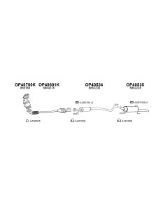 COMPATIBLE CON OPEL ASTRA 4 1.7TD 03 SILENCIOSO FRONTAL