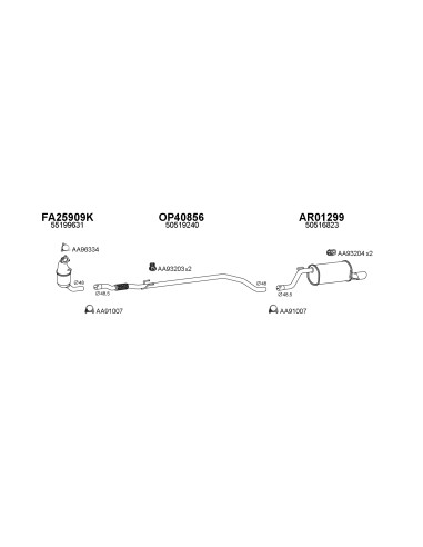 COMPATIBLE CON OPEL CORSA 1.3 06 TUBO INTERNO