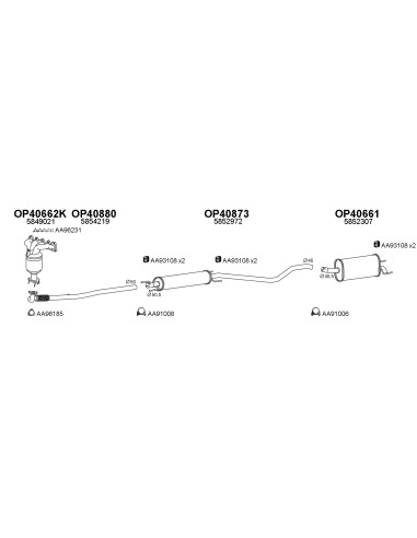 COMPATIBLE CON OPEL ASTRA H 1.6 1.8 03...