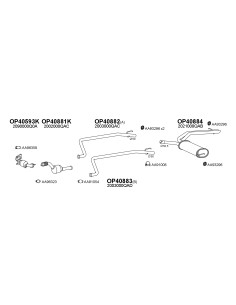 COMPATIBLE CON OPEELEVALUNASIVARO PRIMASTAR TRAFIC 2.5 01...