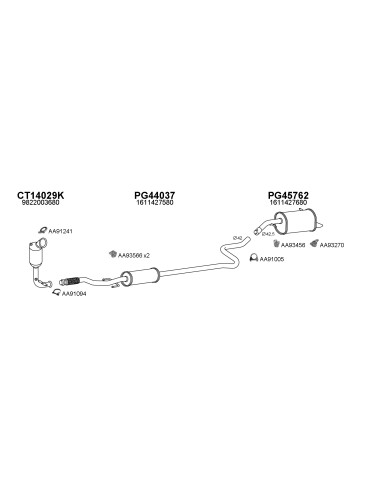 COMPATIBLE CON PEUGEOT 208 2008 C3 PICASSO 1.2...