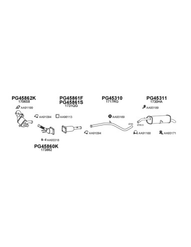 COMPATIBLE CON PEUGEOT 308 SW 2.0HDI 11 TUBO...