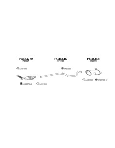 COMPATIBLE CON PEUGEOT 206 2.0 HDI 01 TUBO INTERNO