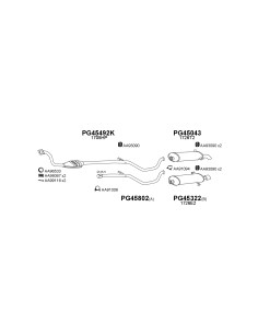 COMPATIBLE CON PEUGEOT 306 1.9D 9901 CAT