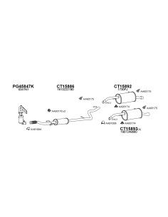 COMPATIBLE CON PEUGEOT 207 C3 ONE II COOPER II1.4 1.6 16V...