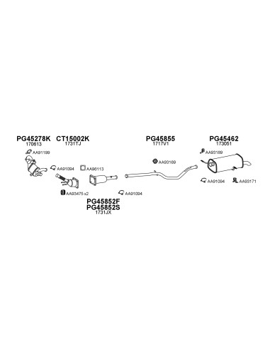 COMPATIBLE CON PEUGEOT 307 SW 2.0HDI 04 TUBO...