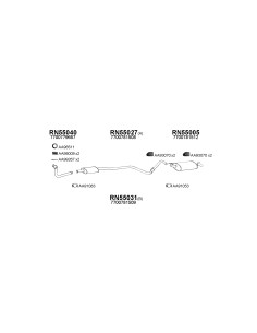 COMPATIBLE CON RENAULT SUPER 5 B403 SILENCIOSO INTERIOR