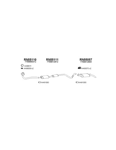 COMPATIBLE CON RENAULT EXPRESS 1.4 9192...