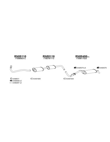 COMPATIBLE CON RENAULT CLIO 1.2 1.4 90...