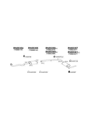 COMPATIBLE CON RENAULT TRAFFICON 1.4 6 92...