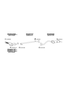 COMPATIBLE CON RENAULT MEGANE SCENICON 1.9DCI 08 DPF