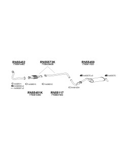 COMPATIBLE CON RENAULT CLIO EXPRESS RAPID 1.9D 9097 CAT