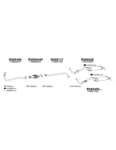 COMPATIBLE CON RENAULT CLIO 1.2 4I 94 TUBO...