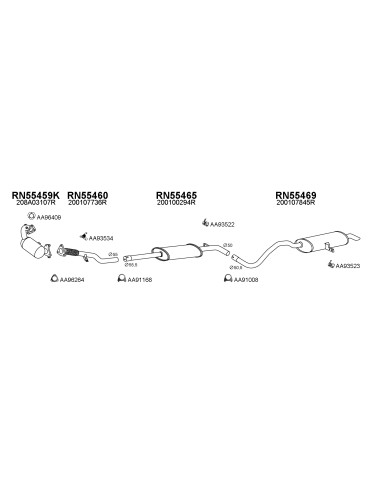 COMPATIBLE CON RENAULT MEGANE SCENICON 1.4 09...