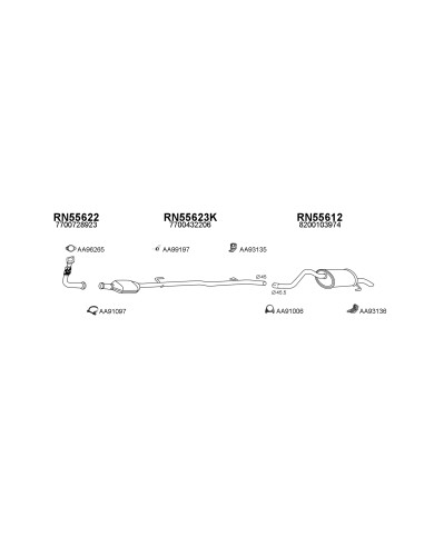 COMPATIBLE CON RENAULT CLIO KANGOO 1.9 99 TUBO...
