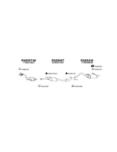 COMPATIBLE CON RENAULT KANGOO 1.9 99 SILENCIOSO FRENTE