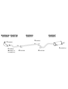COMPATIBLE CON RENAULT MEGANE 1.5DCI 02 TUBO INTERMICO