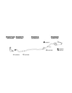 COMPATIBLE CON RENAULT CLIO II MEGANE II KANGOO SCENIC II...