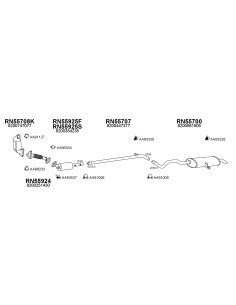 COMPATIBLE CON RENAULT MEGANE II SCENIC II GRA SCENIC II...
