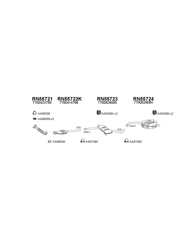 COMPATIBLE CON RENAULT SAFRANE II 2.2TD 12V...