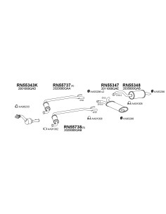 COMPATIBLE CON RENAULT TRAFIC VIVARO PRIM 1.9 2.5 02...