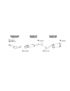 COMPATIBLE CON RENAULT MODUS 1.2 1.4 1.5DCI 04 SILENCIOSO...