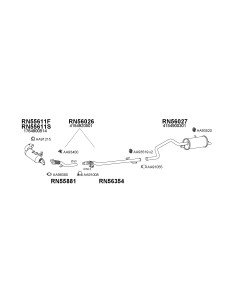 COMPATIBLE CON RENAULT KANGOO 1.5 DCI 10 TUBO FRENTE