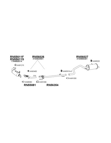 COMPATIBLE CON RENAULT KANGOO 1.5 DCI 10 TUBO...